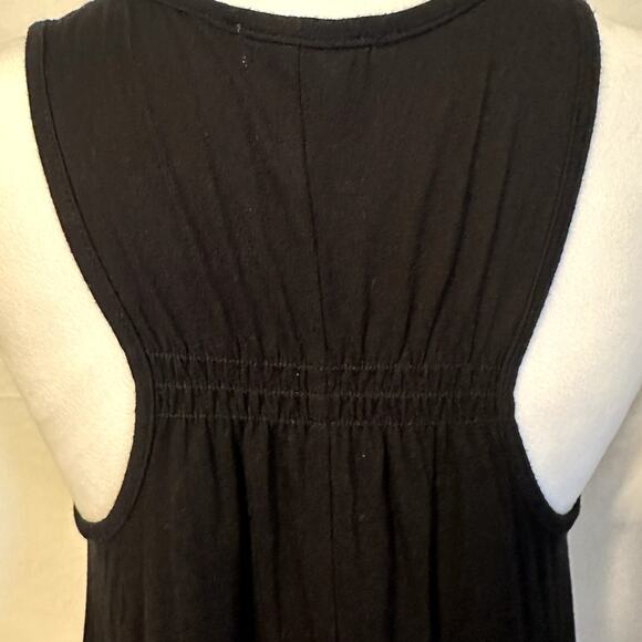 Socialite Simple Razorback Black Dress or Cover Up size medium - Picture 3 of 5
